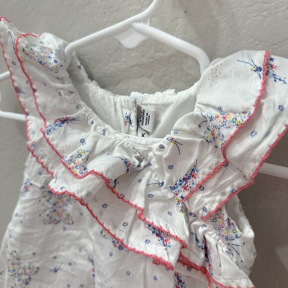 Janie and Jack Floral Butterfly Ruffle Dress - Picture 2 of 9